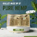 Naturexpress Desh Ka Pehla Eco-Friendly Hemp Wallet | Handloom Hemp & Cotton | Slim, Stylish & Sustainable Purse for Men & Women | Trifold Card Holder, Travel Wallet & Unique Gift