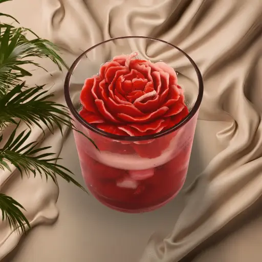 Naturexpress Personalized Handmade Peony Jar Candle - Luxurious Floral Fragrance|Unique Designs Candles| with Custom Name Printed Glass|Decorative Gift for Birthdays, Weddings, Festivals,& Home Décor